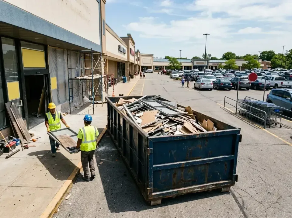 retail-store-renovation-debris-003 — frequently asked questions, Roll-off Dumpster Rentals in Ladue, MO